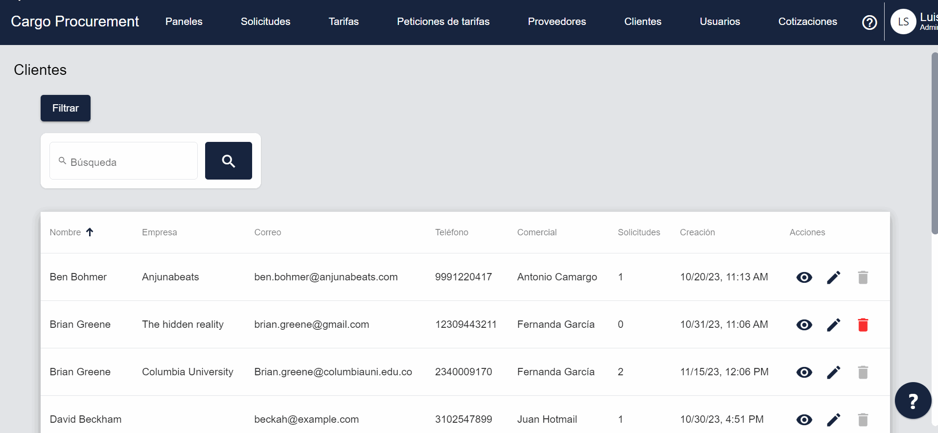 ordering detail