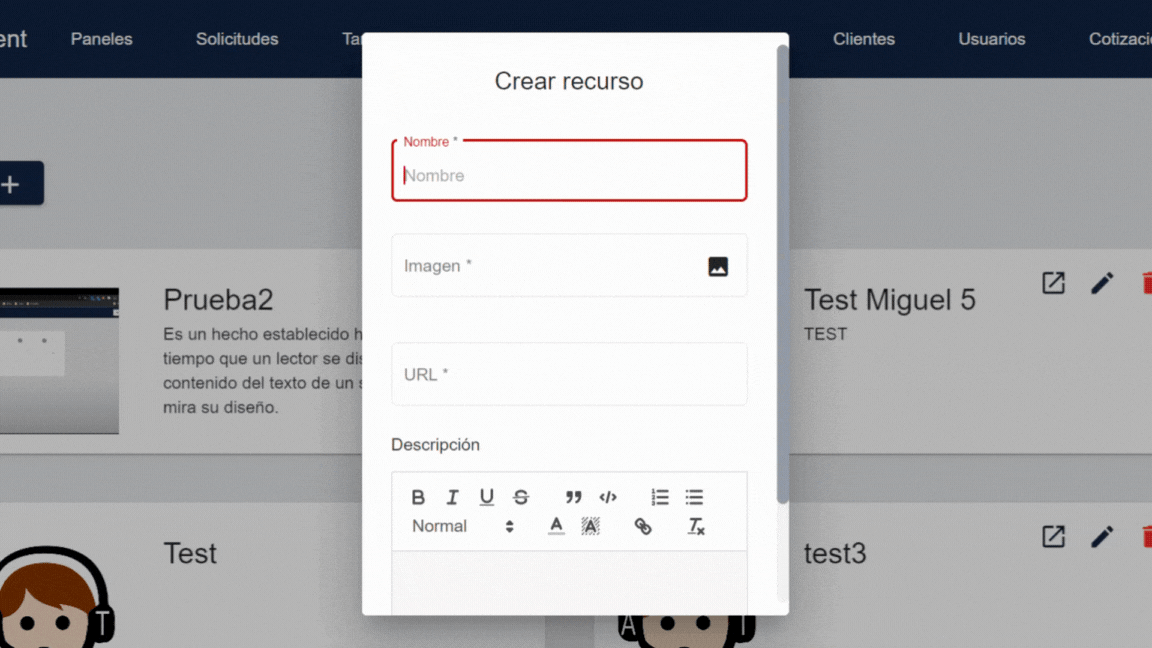 create resource